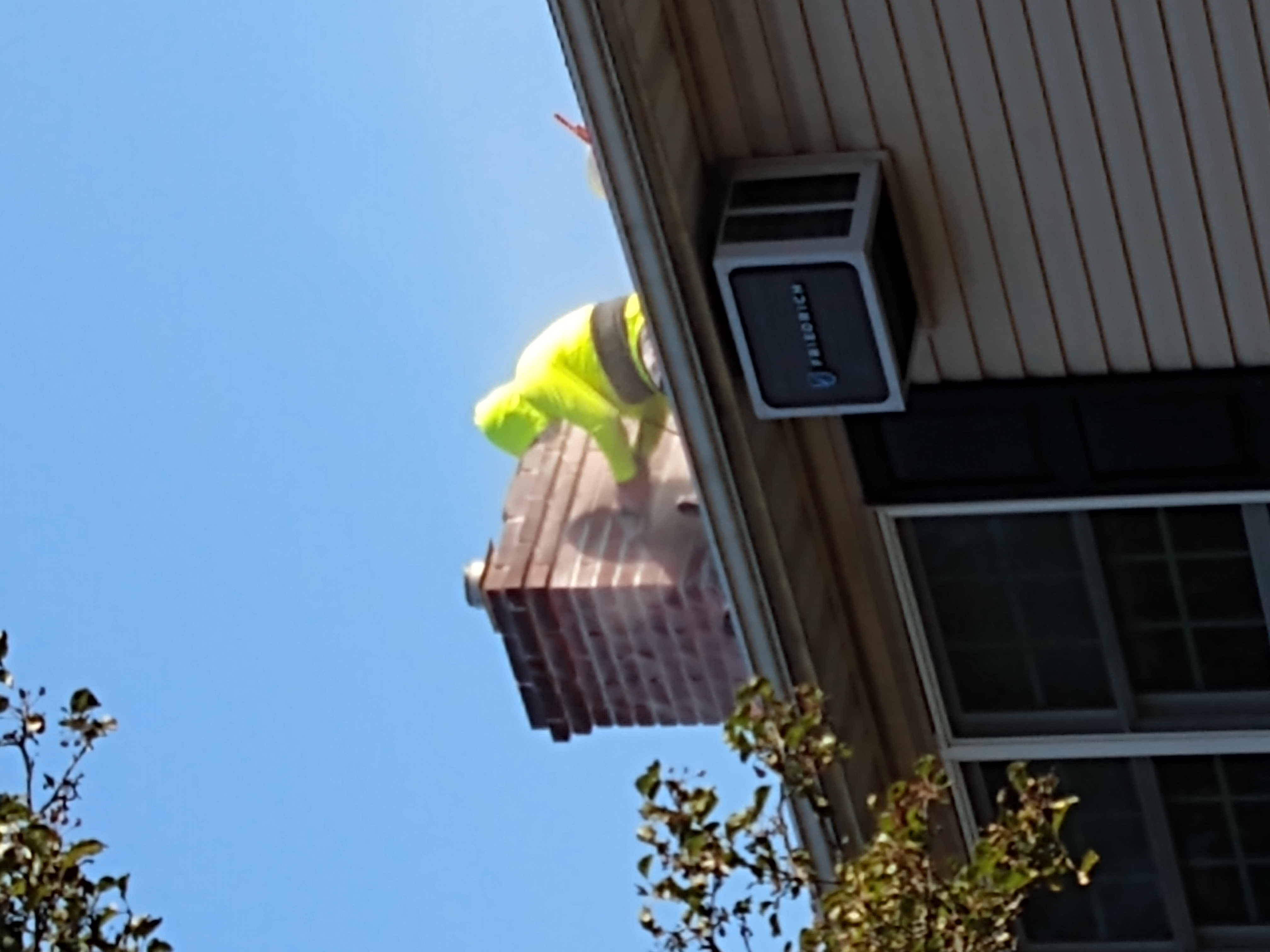 Chimney tuckpointing and mortar repair in West Babylon, New York