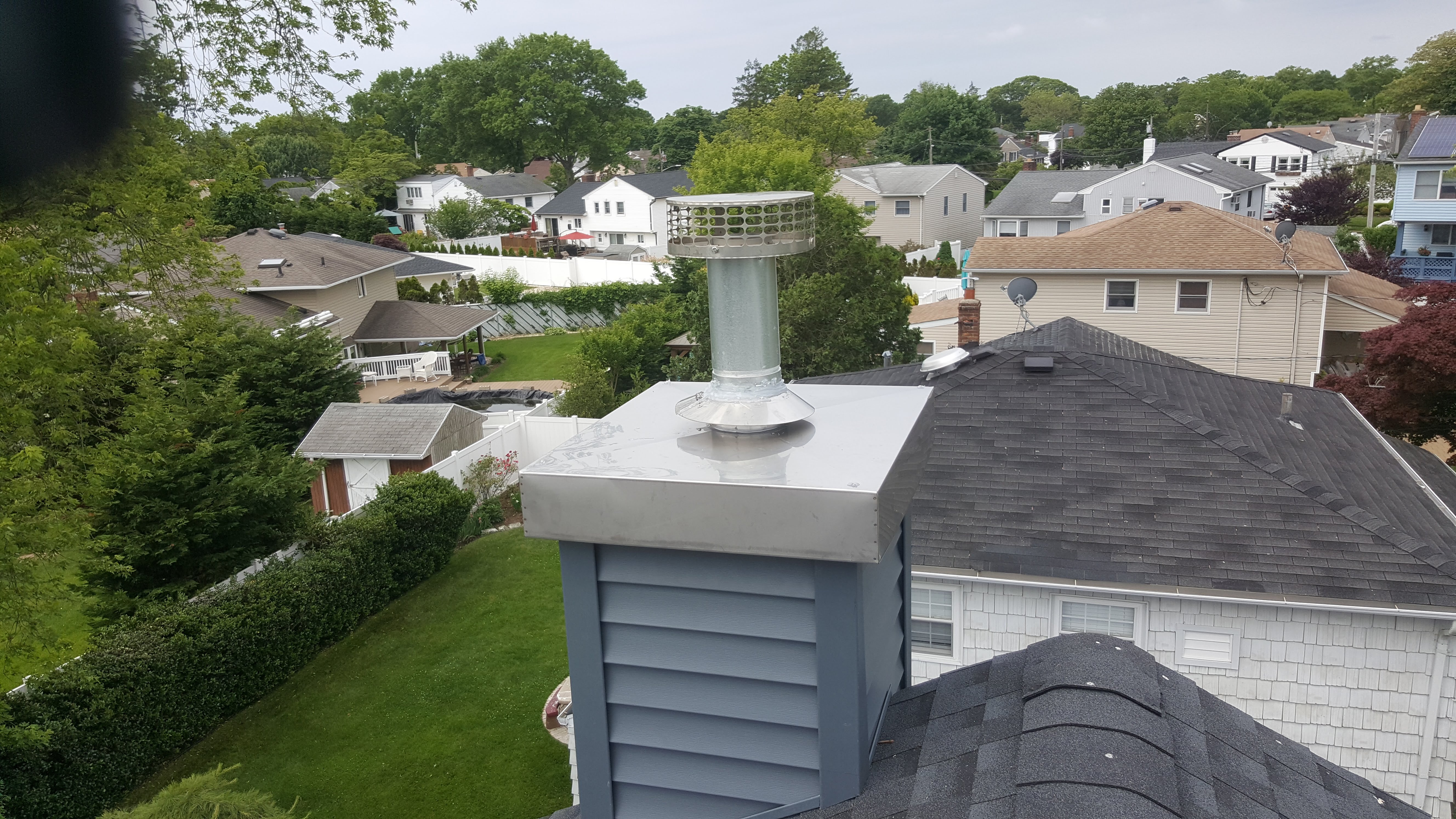 Energy-saving top sealing damper installed in West Babylon, New York